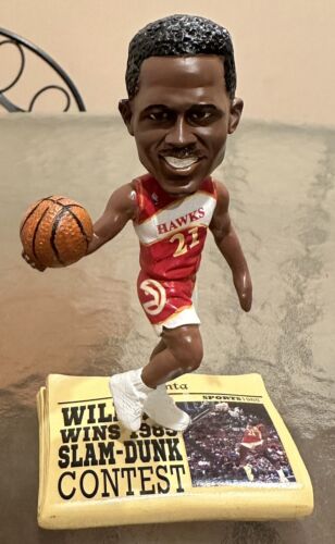Dominique Wilkins Slam Dunk Contest Legends Bobblehead - FOCO Atlanta Hawks