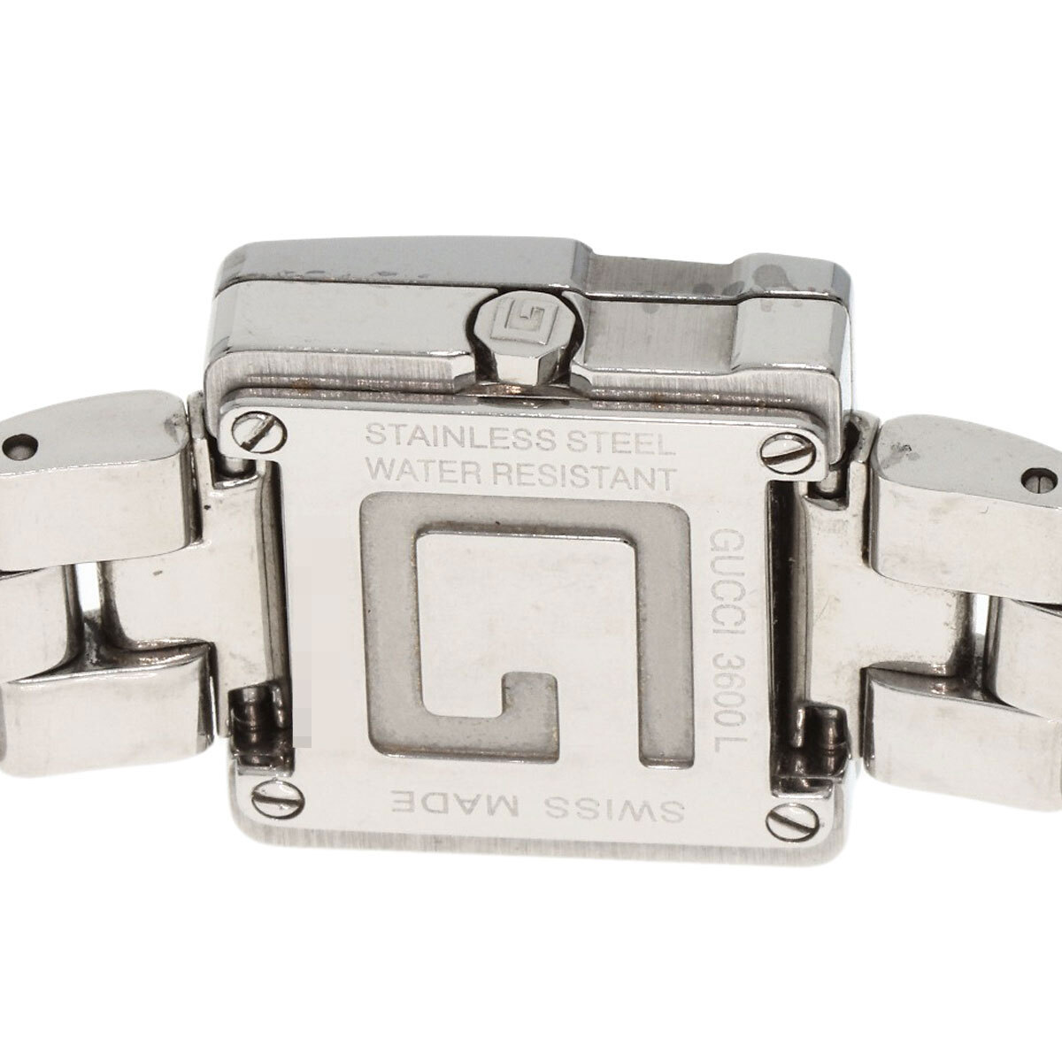 GUCCI Square face Watches 3600L Stainless Steel/Stainless Steel