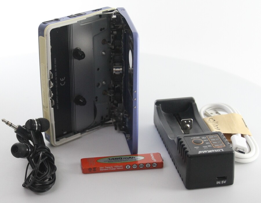 Sony Walkman Portable Stereo Personal Cassette Player - Blue