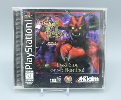 Advanced D&D Iron & Blood Warriors of Ravenloft (Sony PlayStation 1, 1996) 