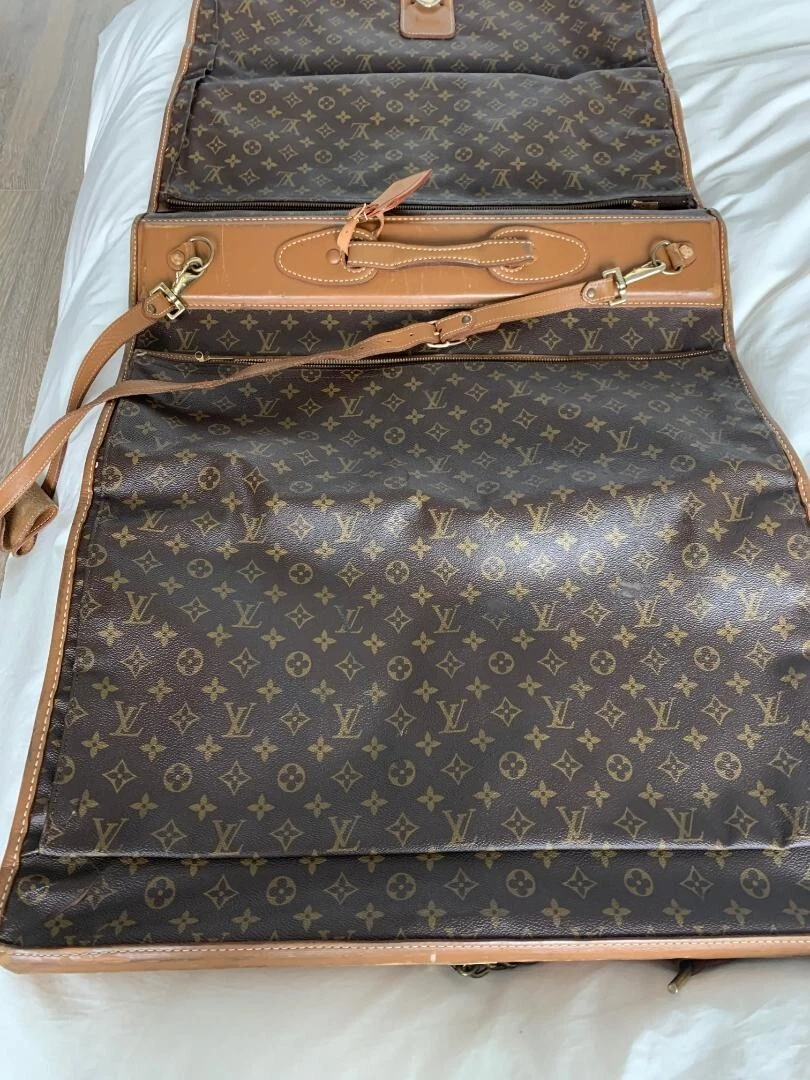 Louis Vuitton Monogram Canvas 2 Hangers Garment Cover Bag Louis Vuitton