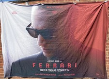 Cinema Banner: FERRARI 2023 Adam Driver Shailene Woodley Pen&eacute;lope Cruz