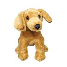 Kellytoy Puppy Dog 11" Plush Stuffed Animal Realistic Real Brown Vintage Korea