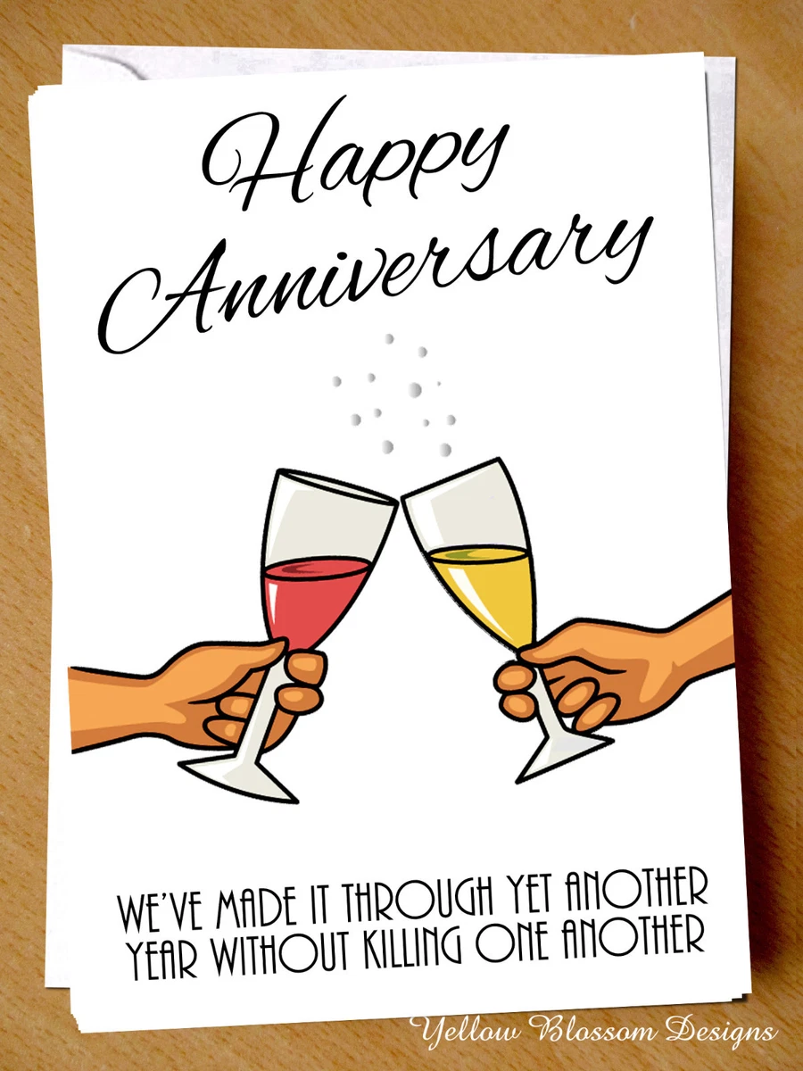 Funny Anniversary Card for Him Another Year of You