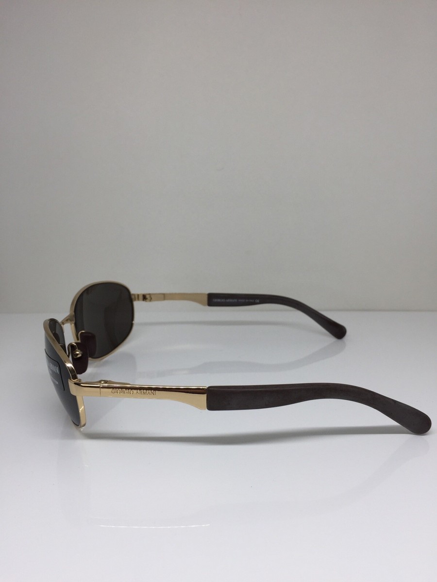 Vintage Giorgio Armani Sunglasses GA 1521 C. 743 Shiny Gold  display picture 1