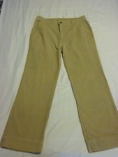 Men's Rare Vintage Tan White Tab Levis Corduroy Pants Size 36 Talon Zipper