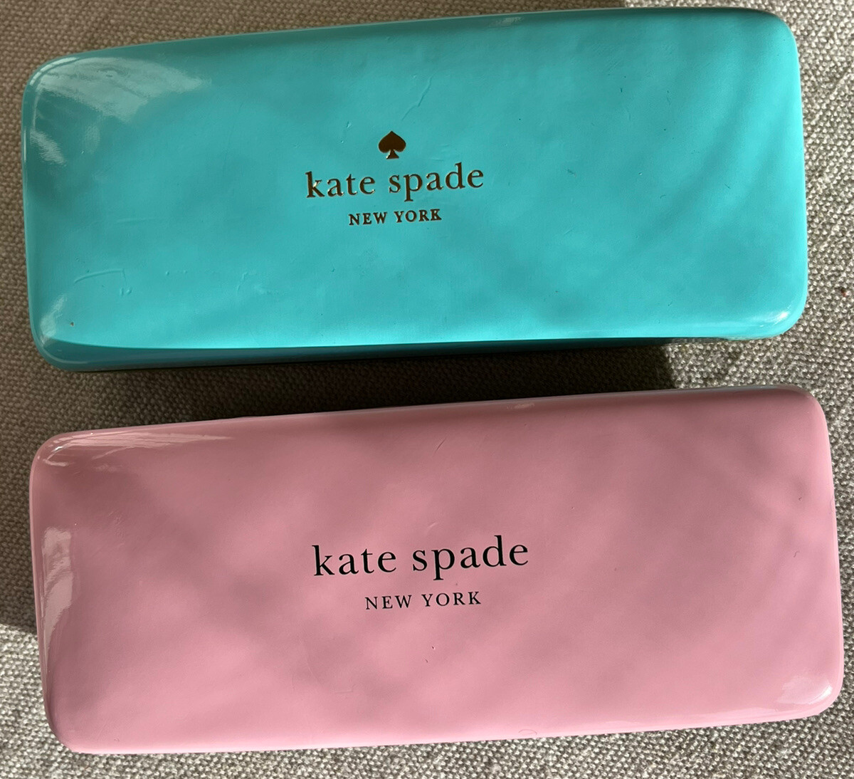 Kate Spade Aqua Eyeglass Holder Kate Spade Glass Case Aqua Blue Green | Mercari main image 3