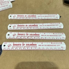 4Vintage Knights Columbus Mentally Retarded Citizens Offensive Advertising Ruler
