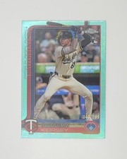2025 Topps Chrome Logofractor - DaShawn Keirsey Jr. #19 Aqua Refractor /199 (RC)