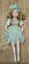 15" Tall Porcelain Doll As Pictured...In Good Condition