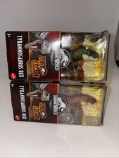 Jurassic World Dino Escape Tyrannosaurus Rex Green  Brown Figures Read T-Rex