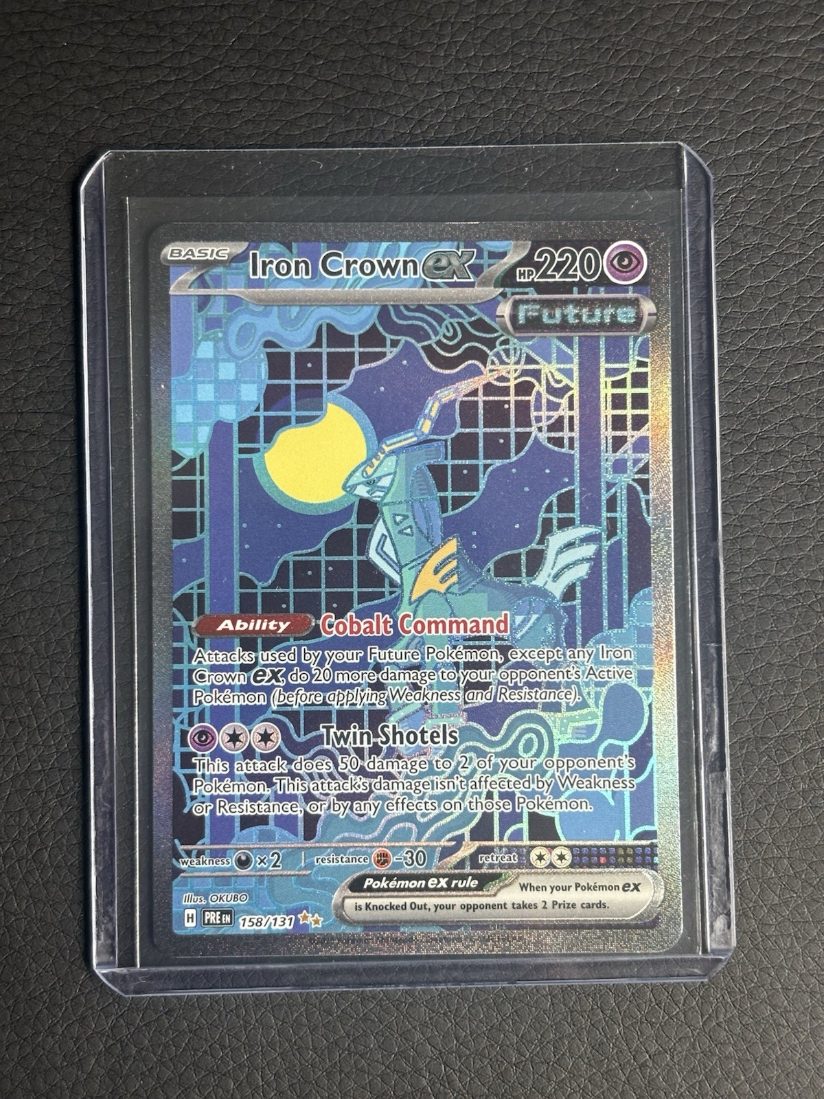 Iron Crown EX 158/131 SIR Scarlet Violet Prismatic Evolutions Pokemon TCG