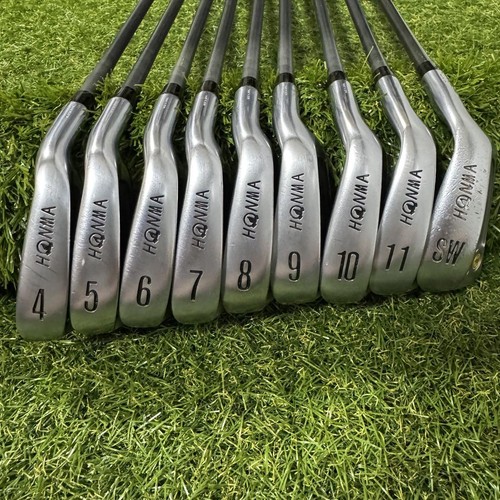 Honma LB-280 Iron Set 9pcs 4-11,SW Original Carbon Flex R 3-star/4-star(sw) - Picture 10 of 15