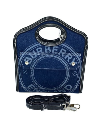 BURBERRY Miscellaneous A:LL MN Pocket Bag RLD 8039090 Canvas IDG Print Used
