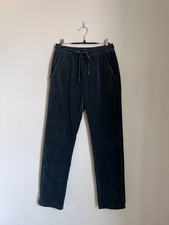 Marine Layer Saturday Slim Straight Corduroy Pant in Dark Green Size SMALL