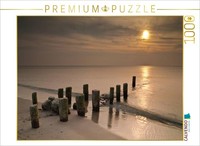 Calvendo Puzzle Breakwaters On The Baltic Sea Coast At Sunset | 1000 Pieces, Fin