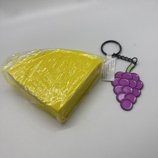 Lush Kitchen Pineapple Chunk Shower Gummie Jelly Gummy Soap  Grape Keychain Lot