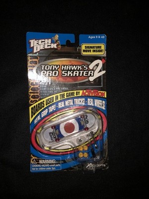 Tech Deck THPS 2 Flip Geoff Rowelly Bullseye Sealed Fingerboard
