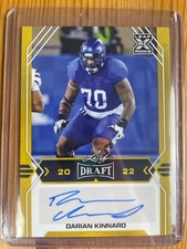 2022 Leaf Draft Darian Kinnard RC Auto Rookie Autograph BA-DK1 Offensive Line