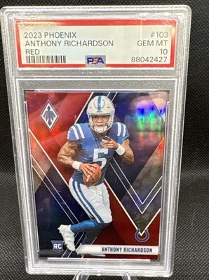 2023 Panini Phoenix - Rookies Anthony Richardson #103 Red /250 (RC)