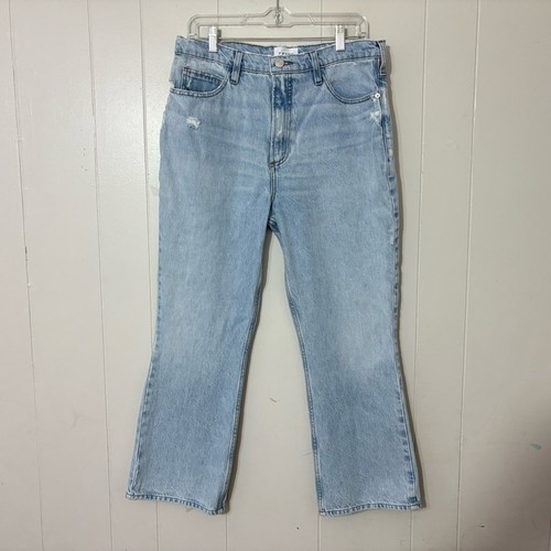 FRAME Le High N Tight Crop Mini Boot Jeans Legacy Wash Size 30