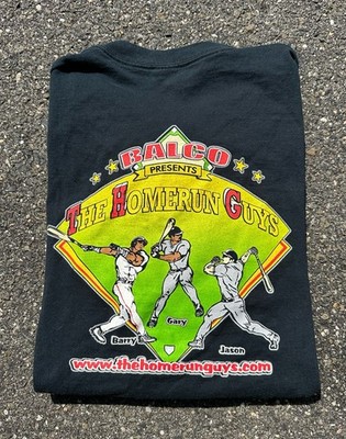 VTG Y2K THG The Homerun Guys BALCO Steroid Tee MENS XL MLB Banned Shirt Bonds