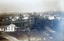 Birdseye View graphed By (From) Volo IL Illinois RPPC Photo Postcard COPY