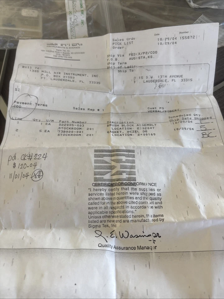 Conjunto de bloque de cepillo SIGMA TEK 2005-003 Foto 3 de 3