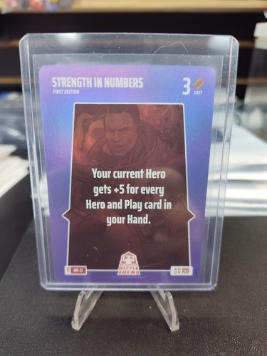 Bo Jackson Battle Arena Bonus Play Foil Strength In Numbers BPL-13 SSP Rare Hit