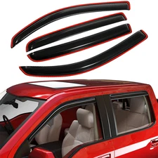 In-Channel Window Vent Visors Rain Guards for 2016-2023 Toyota Tacoma Double Cab