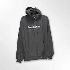 Fully Laced Black Hoodie - Men's Size Large - Sneakerhead