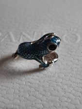 GENUINE PANDORA GECKO  ENAMEL MOMENTS CHARM 925 SILVER