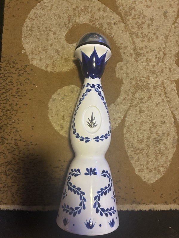 Clase Azul Reposado Tequila White And Blue EMPTY Bottle 750ml
