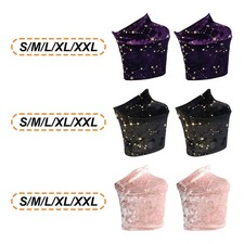 2x Stripper Pole Dance Shoe Protectors Anti Scratch Velvet Protection Covers