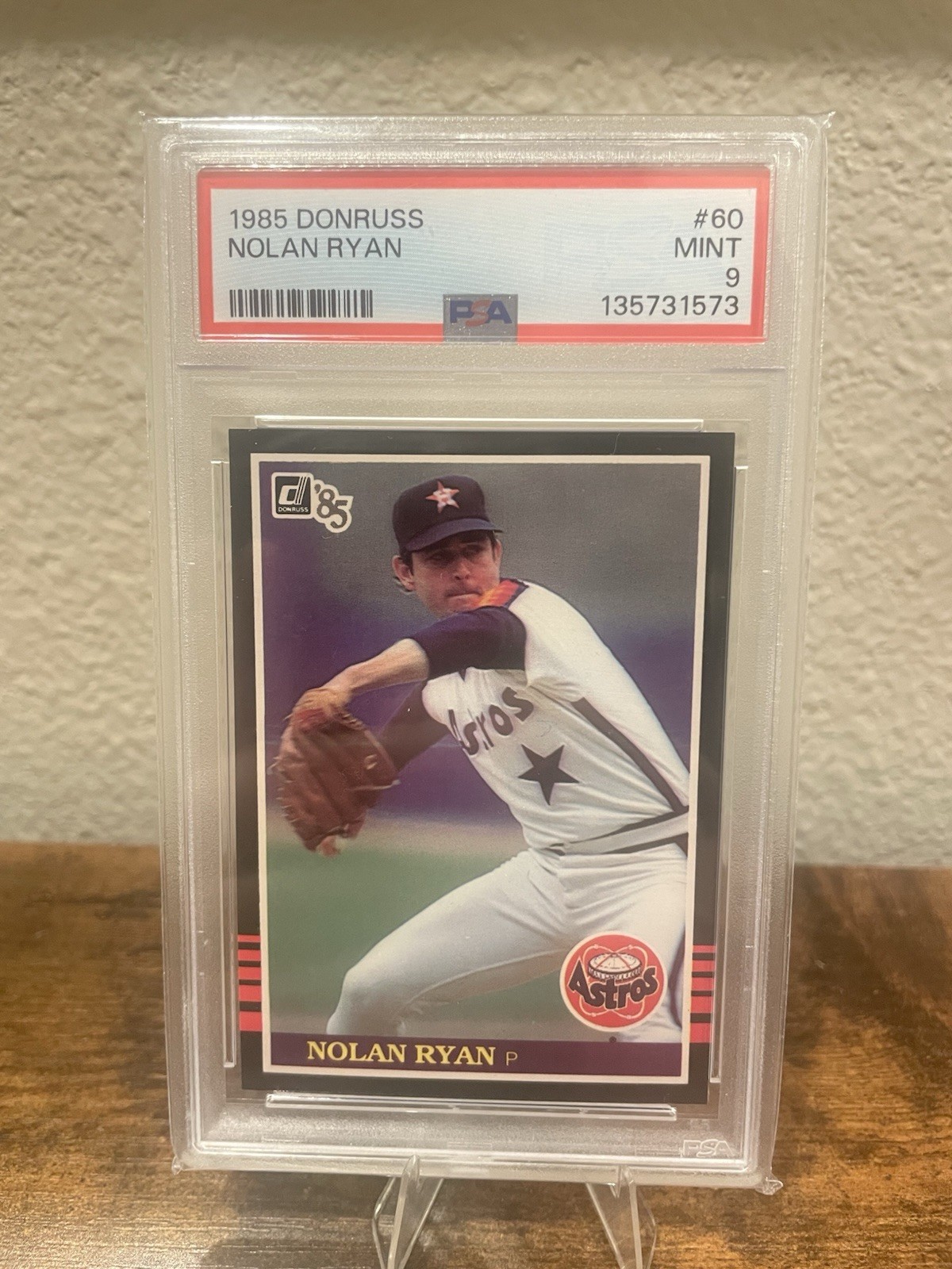 1985 Donruss - Nolan Ryan #60 Psa 9