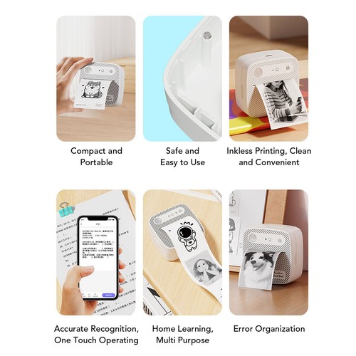 Thermal Label Printer Wireless Connectivity Sticker Printer For QR - Picture 2 of 12