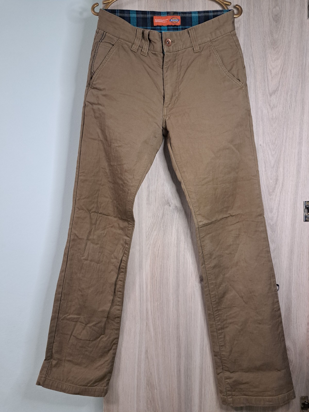 Dickies 28 Waist Work Pants – Rare Flannel Lined Model – Pre-Owned image 6