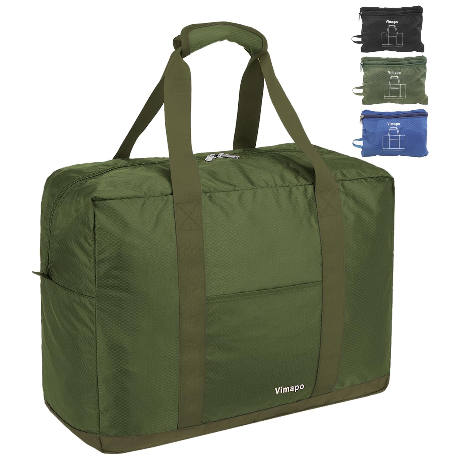 Best Foldable Travel Duffle Bag with Trolley Sleeve 40L - 18
