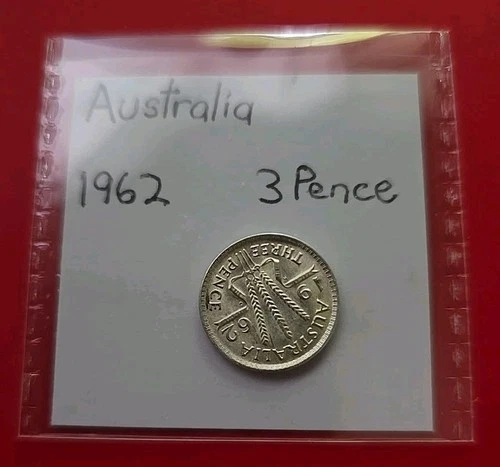 1962 Australia Threepence — photo from the most recent tracked eBay sale