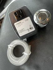 Luxart  CHROME Garbage Disposal Air Switch Controller Base Single Outlet Only