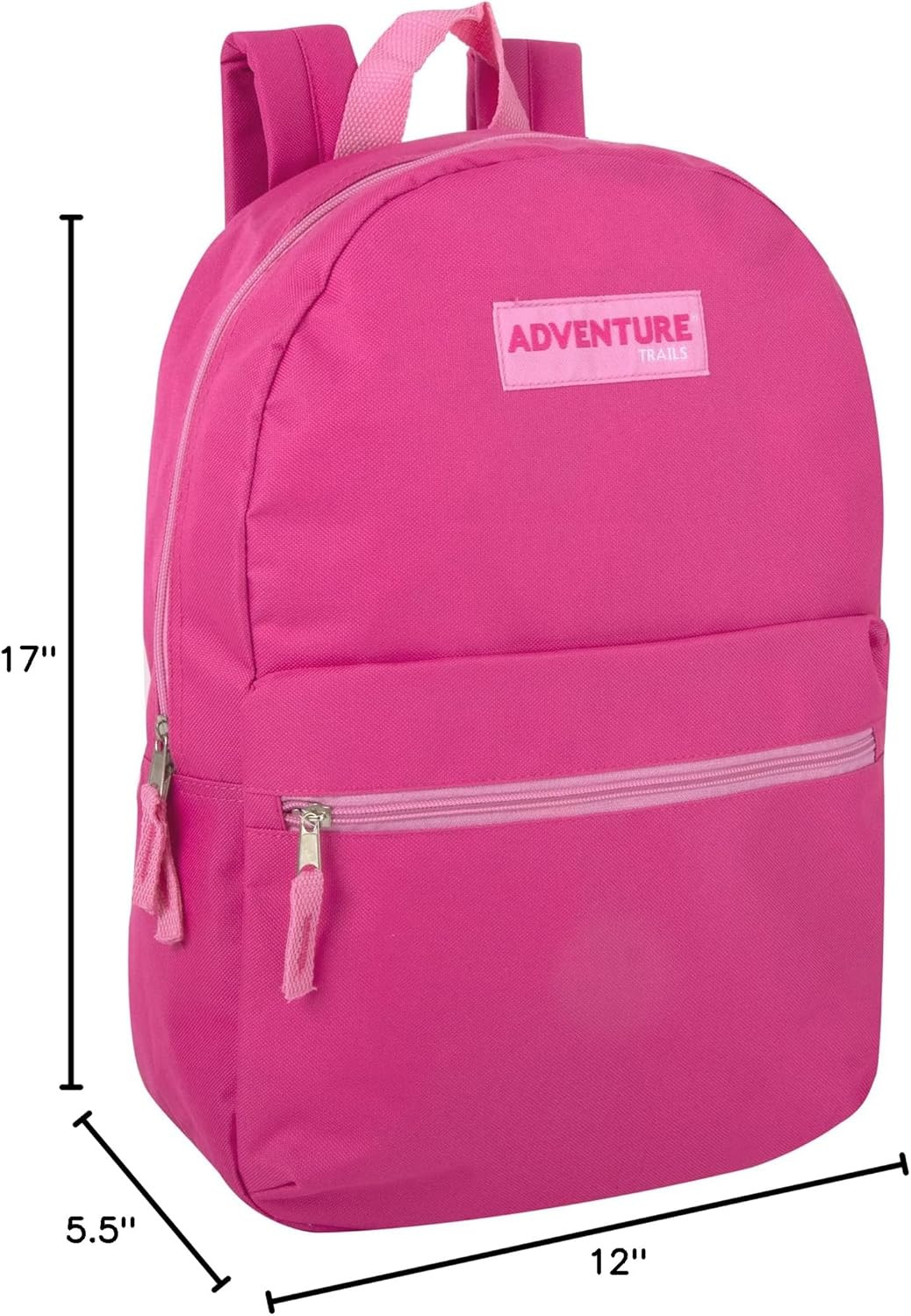 Classic 17" Bulk Backpacks - 24 Pack for School, Kids & Adults