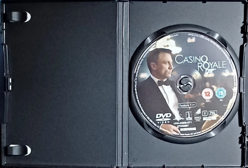 Casino Royale, 2006, DVD, Region 2 (UK), Daniel Craig, Eva Green, Mads Mikkelsen - Image 3 of 3
