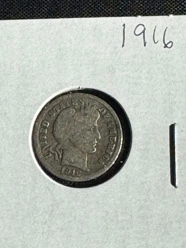 1916 barber dime