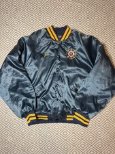 Vintage King Louie Satin Varsity Jacket IARF Firefighters XL USA
