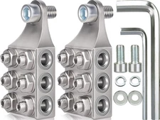 12-Way Battery Terminal Connectors 10-4/0 AWG Top Post Car Truck Marine M8