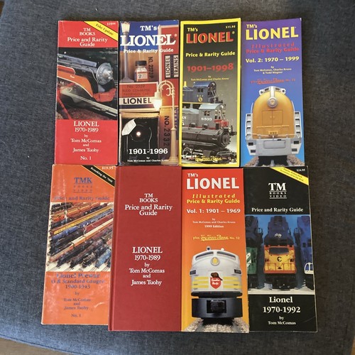 Lot Of 8 TM’s Lionel Price & Rarity Guide