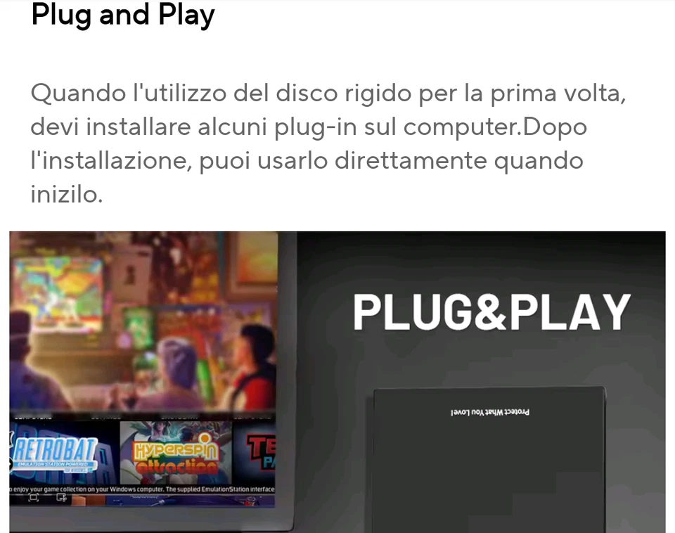 emulatore giochi HD ESTERNO USB COLORE RANDOM DIVERSI FORMATI - MULTIPIATTAFORMA - Immagine 2 di 4