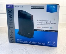 NETGEAR Nighthawk CAX30 AX2700 WiFi 6 Cable Modem Router DOCSIS 3.1