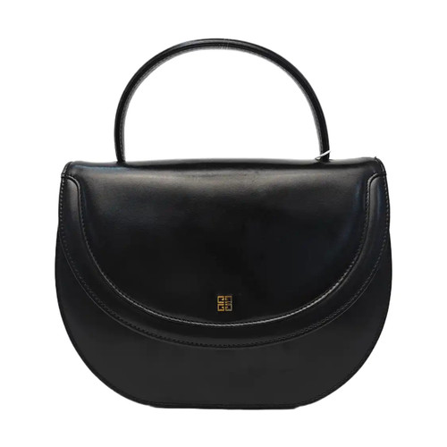【Authentic】 GIVENCHY Black Leather Handbags (DDP)