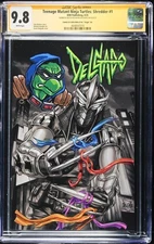 Teenage Mutant Ninja Turtles Shredder #1 LTD 500 Delgado Signed & REMARKED!